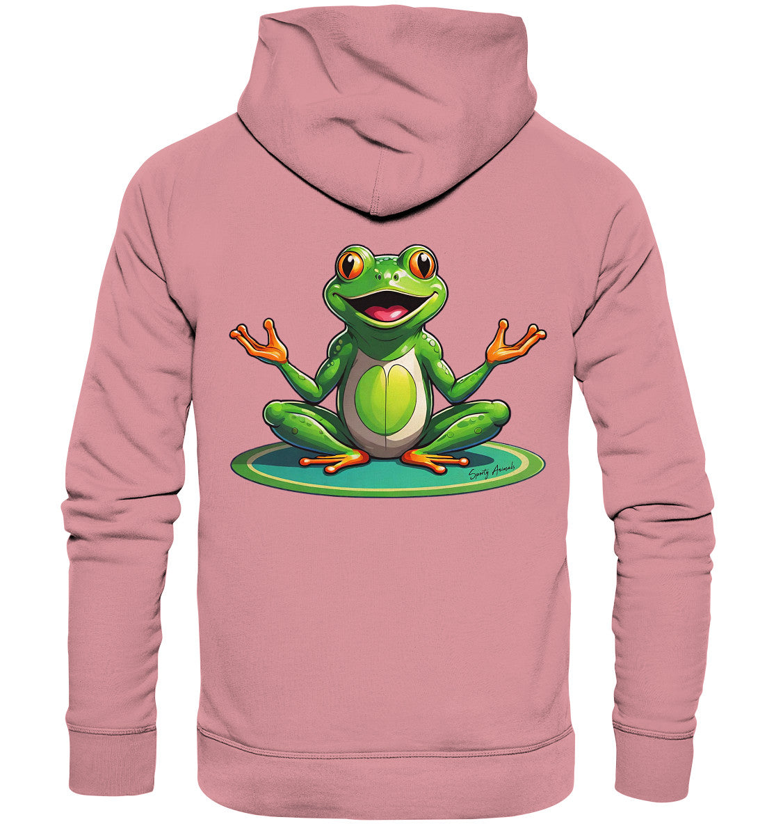 Yoga Frog - Organic Basic Unisex Hoodie