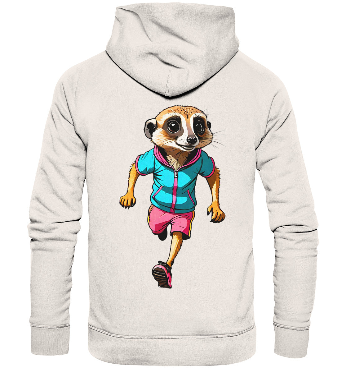 Jogging Meerkat  - Organic Basic Unisex Hoodie