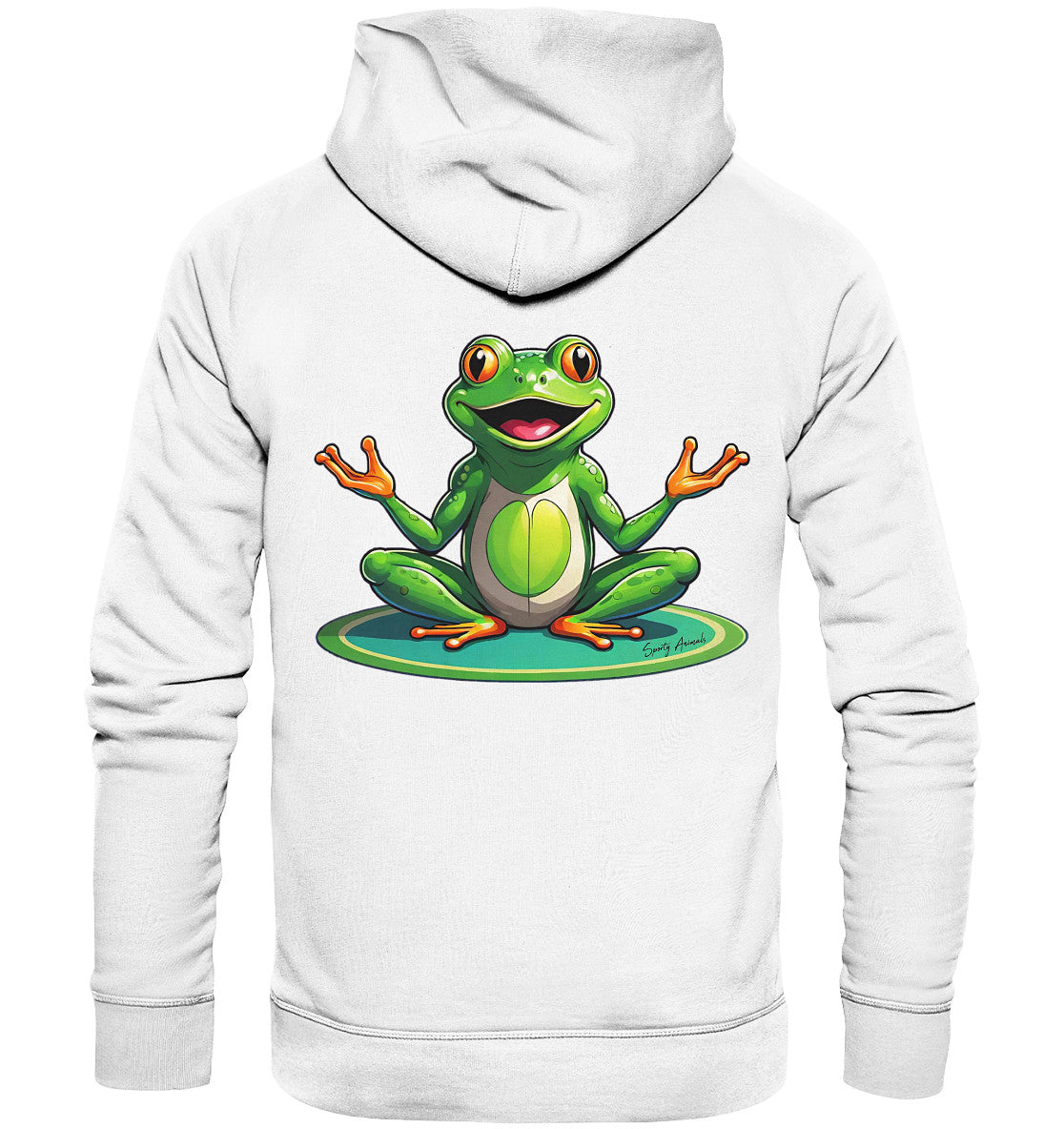 Yoga Frog - Organic Basic Unisex Hoodie