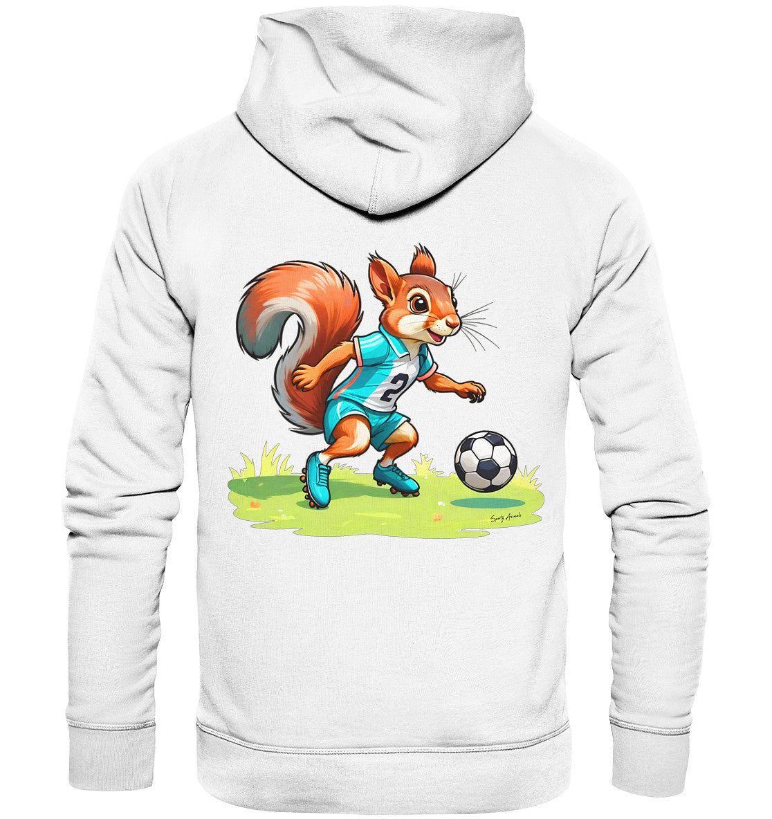 Soccer Squirrel - Organic Basic Unisex Hoodie