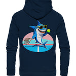 Tennis Shark  - Organic Fashion Hoodie