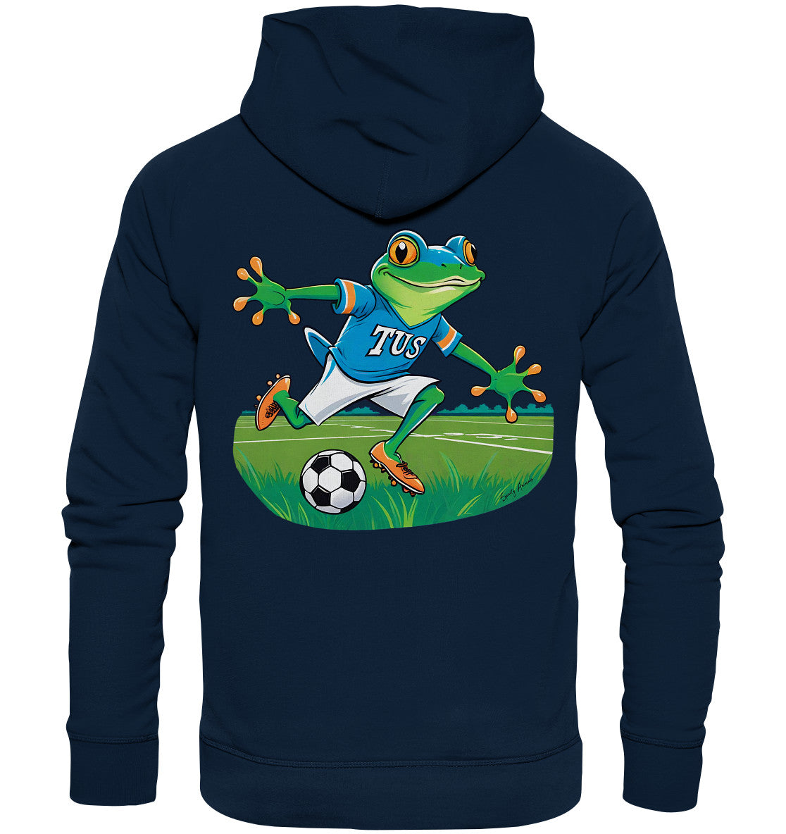 Soccer Frog - Organic Fashion Hoodie