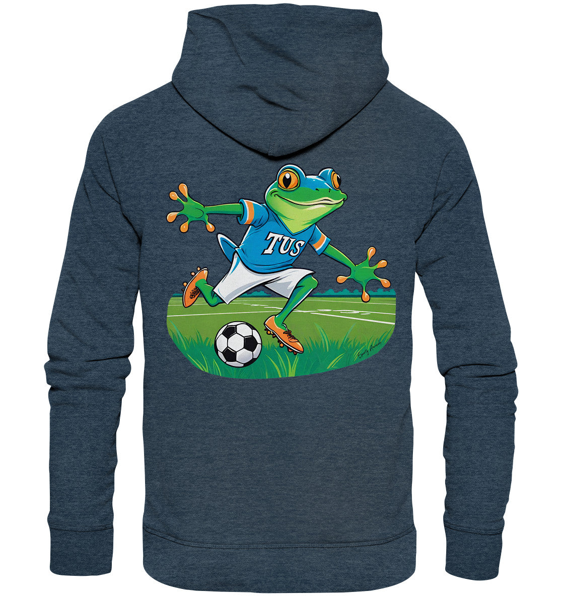 Soccer Frog - Organic Fashion Hoodie