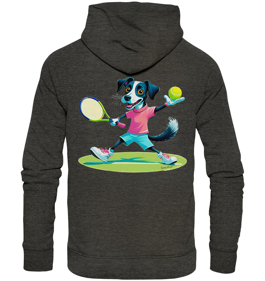 Tennis Dog - Organic Fashion Hoodie