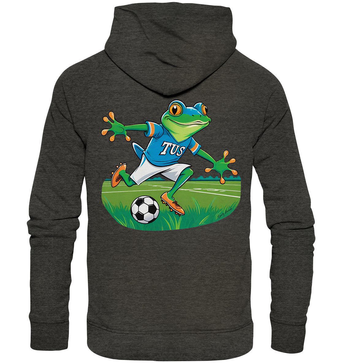 Soccer Frog - Organic Fashion Hoodie