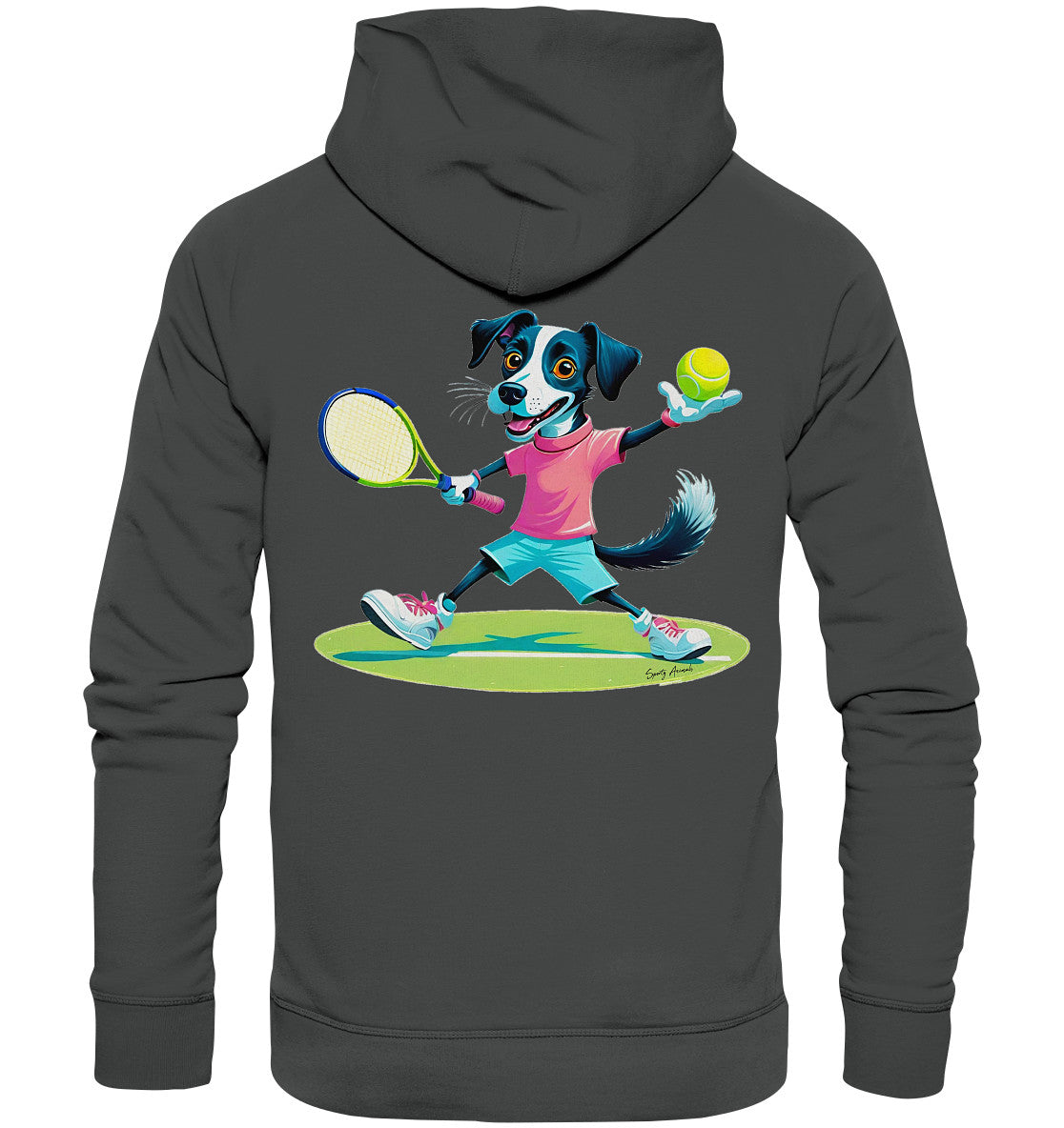 Tennis Dog - Organic Fashion Hoodie