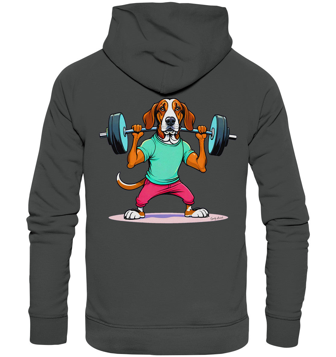 Fitness Dog  - Organic Fashion Hoodie