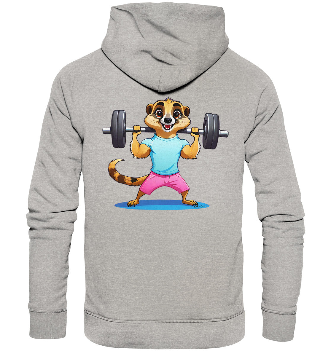 Fitness Meerkat - Organic Fashion Hoodie