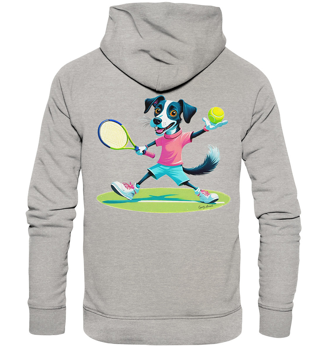 Tennis Dog - Organic Fashion Hoodie