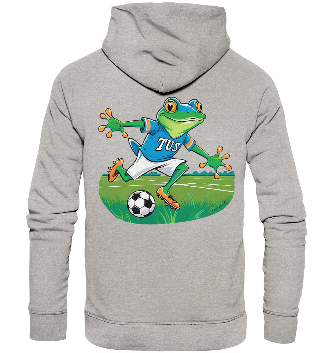 Soccer Frog - Organic Fashion Hoodie