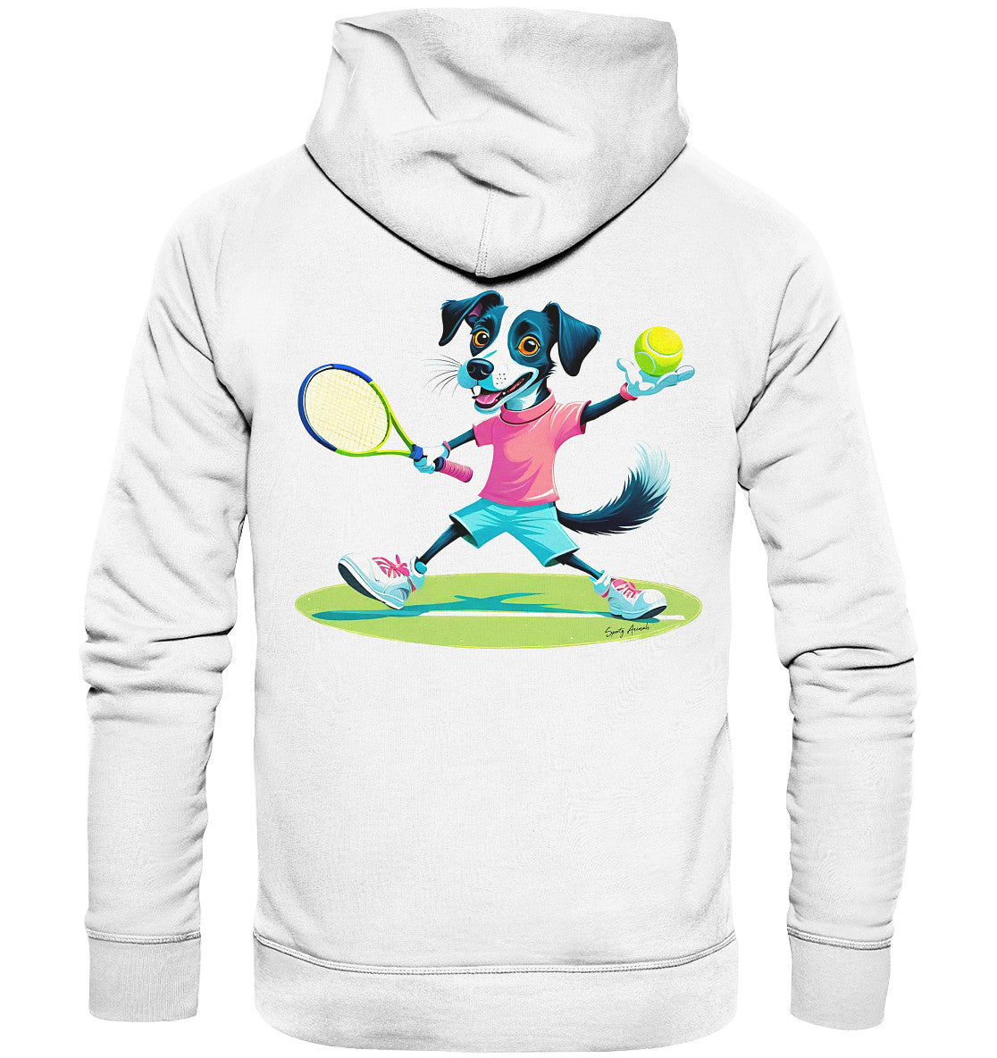 Tennis Dog - Organic Fashion Hoodie