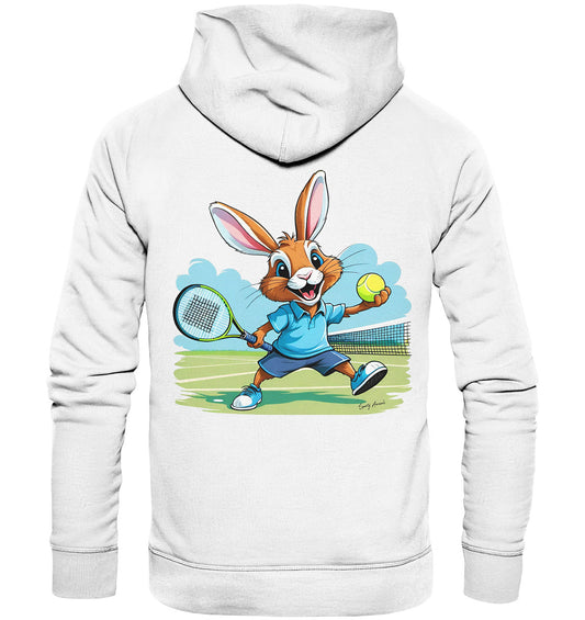 Tennis Bunny - Organic Fashion Hoodie