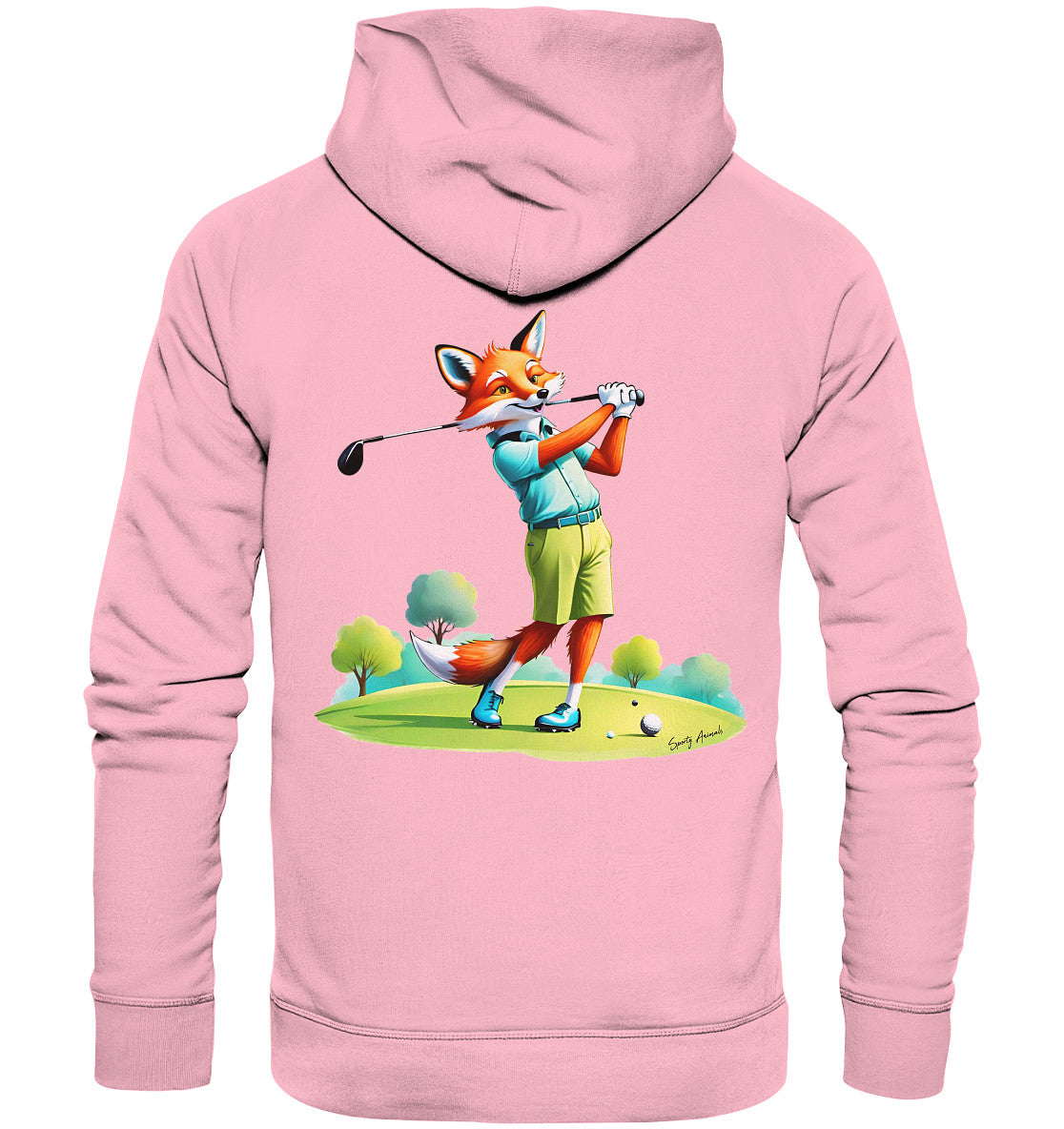 Golfing Fox - Organic Hoodie