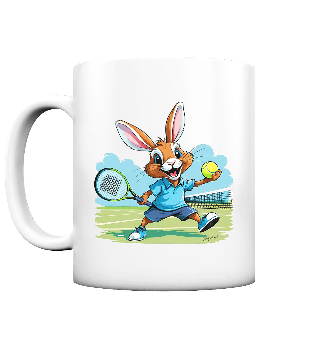 Tennis Bunny - Tasse matt