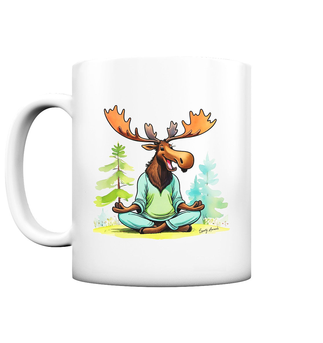 Yoga Elk - Tasse matt