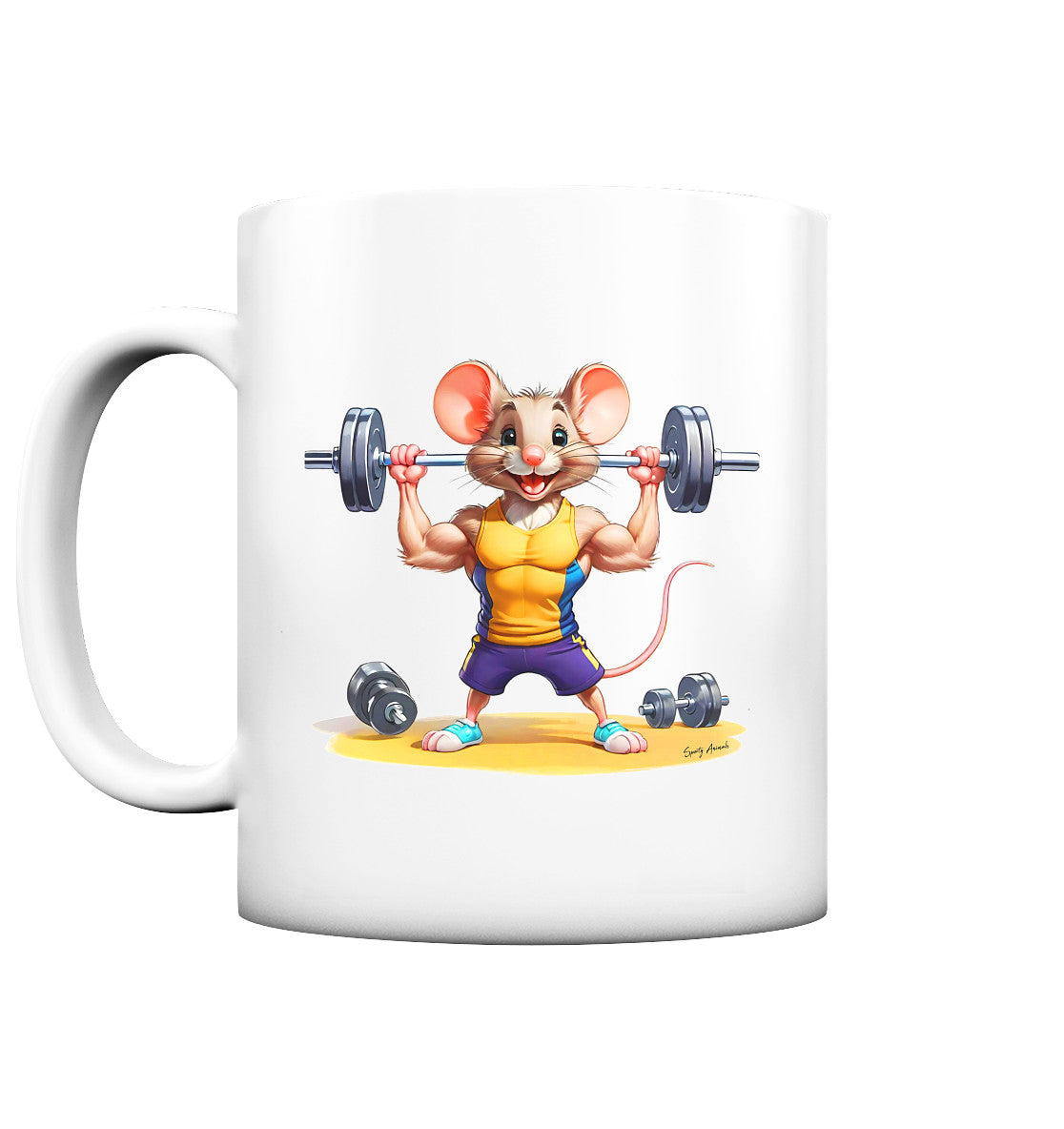 Fitness Mouse - Tasse matt