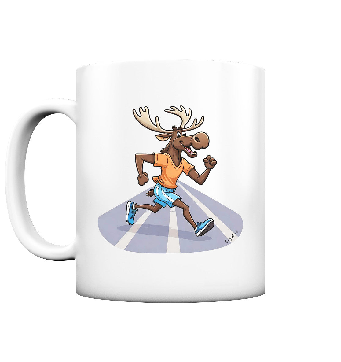 Running Elk - Tasse matt