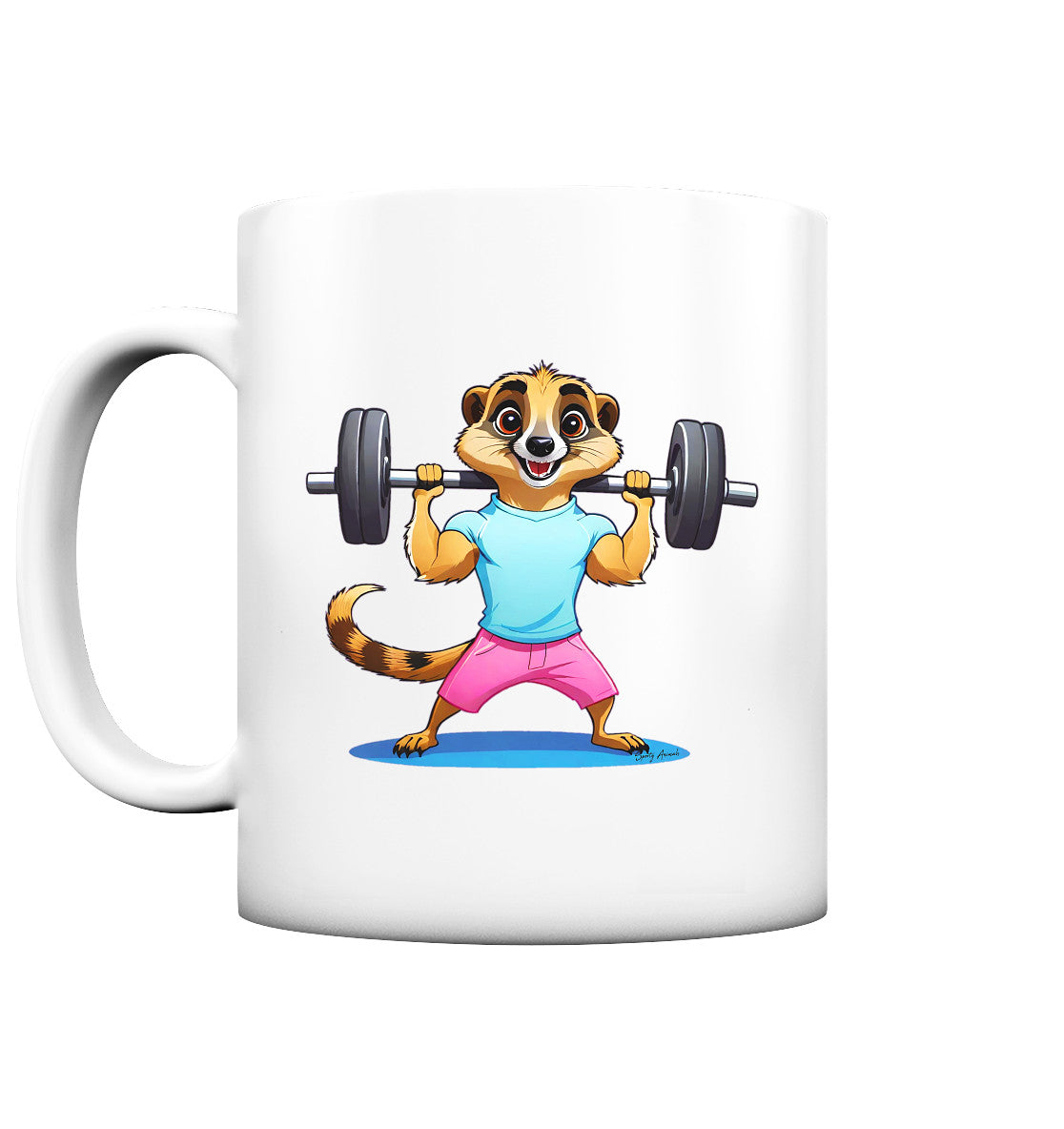 Fitness Meerkat - Tasse matt