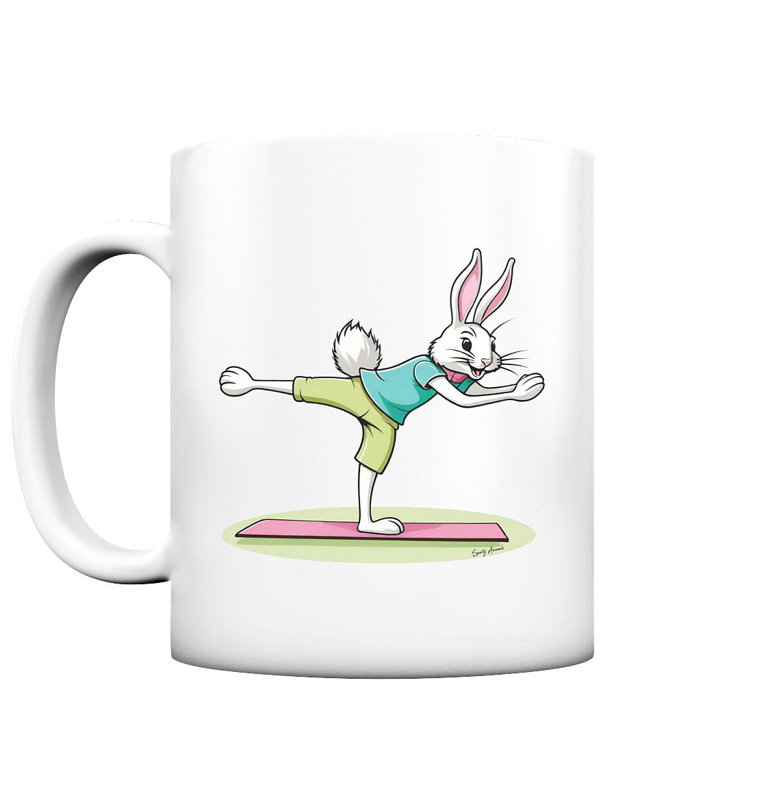 Pilates Bunny - Tasse matt