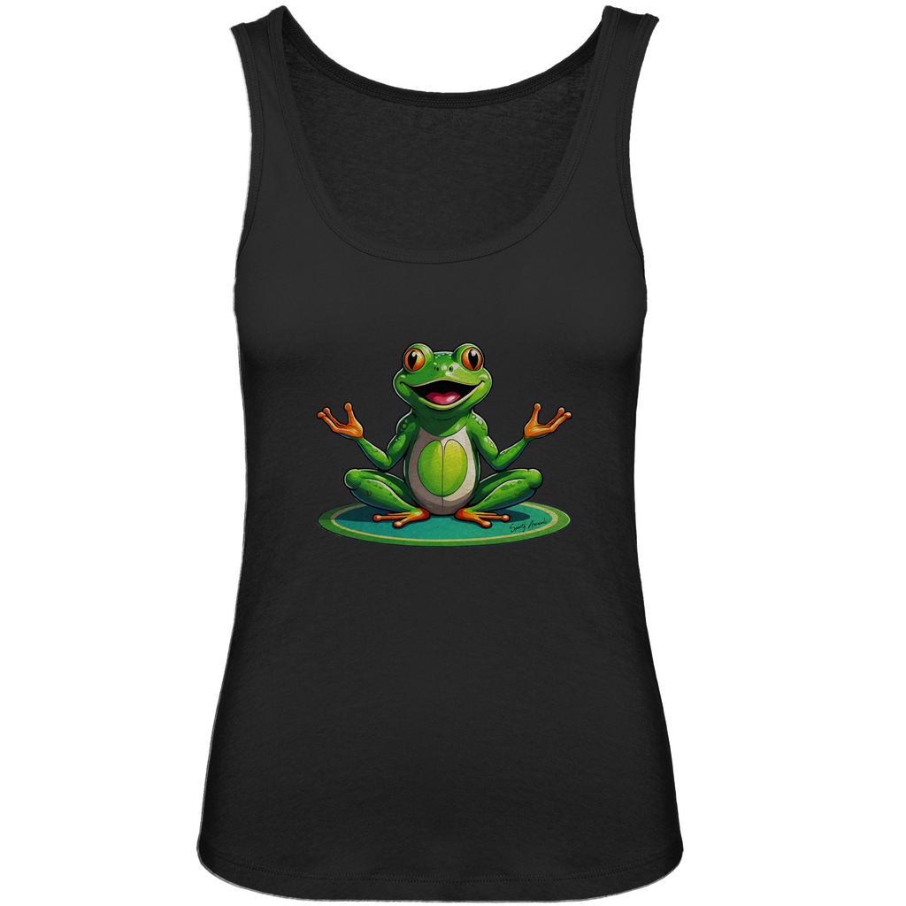 Yoga Frog - Damen Premium Organic Tank Top