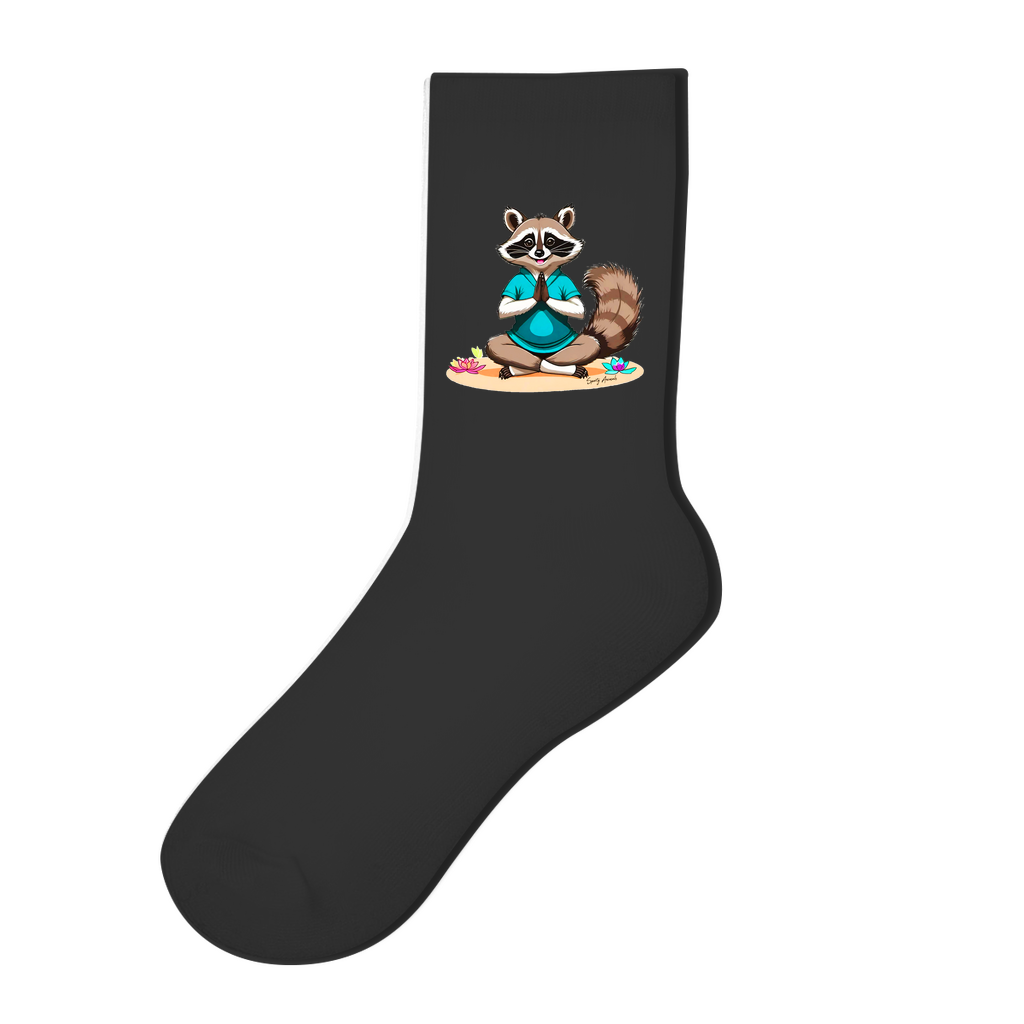 Yoga Raccoon - Socken