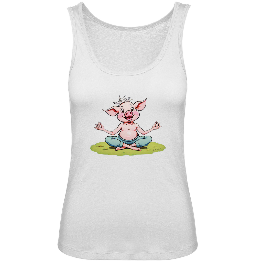 Yoga Pork - Damen Premium Organic Tank Top