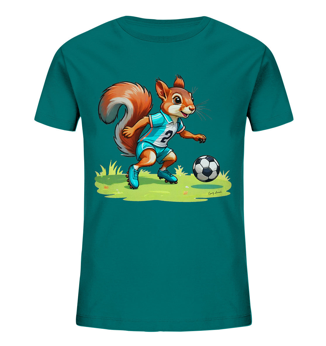 Soccer Squirrel T-Shirt Kids - Kids Organic Shirt