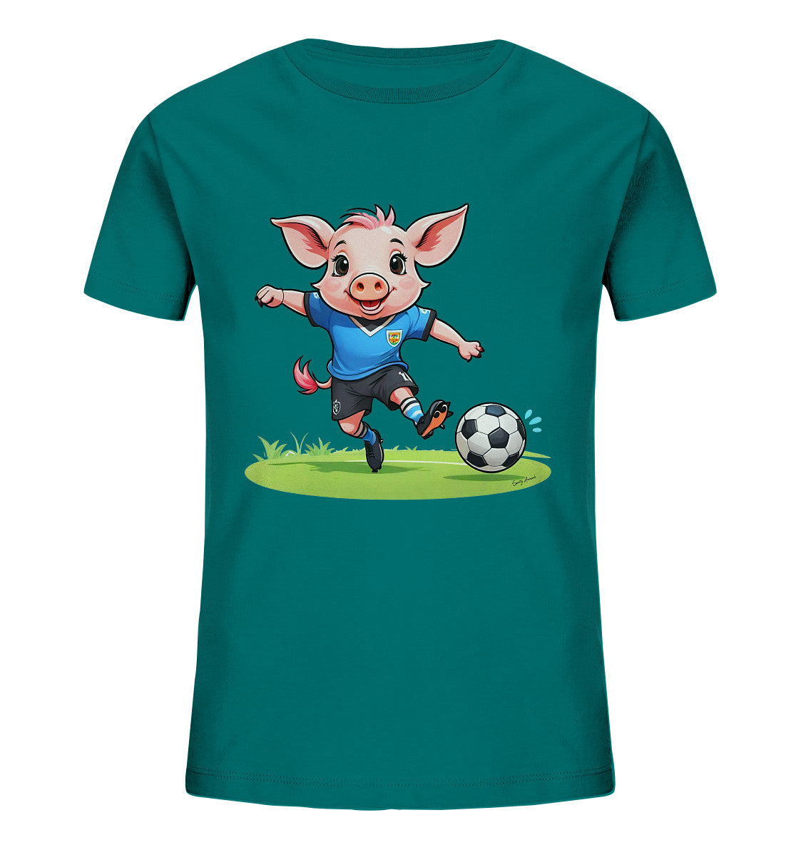 Soccer Pork T-Shirt Kids      - Kids Organic Shirt