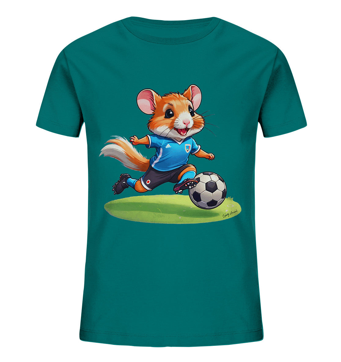 Soccer Hamster T-Shirt Kids   - Kids Organic Shirt