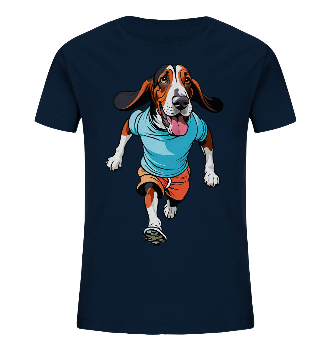 Jogging Dog  - Kids Organic Shirt