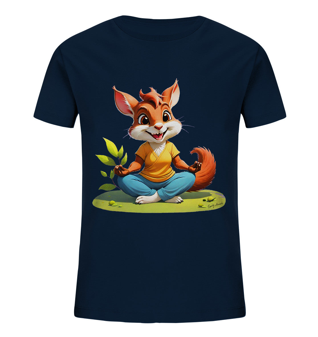 Yoga Squirrel - Kids Organic Shirt