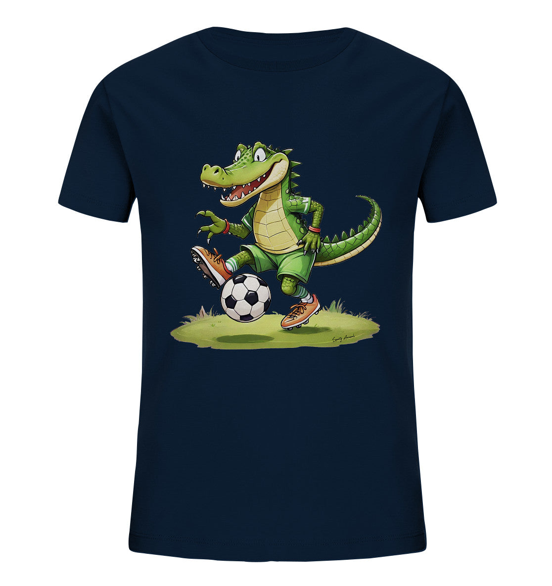 Soccer Crocodile - Kids Organic Shirt