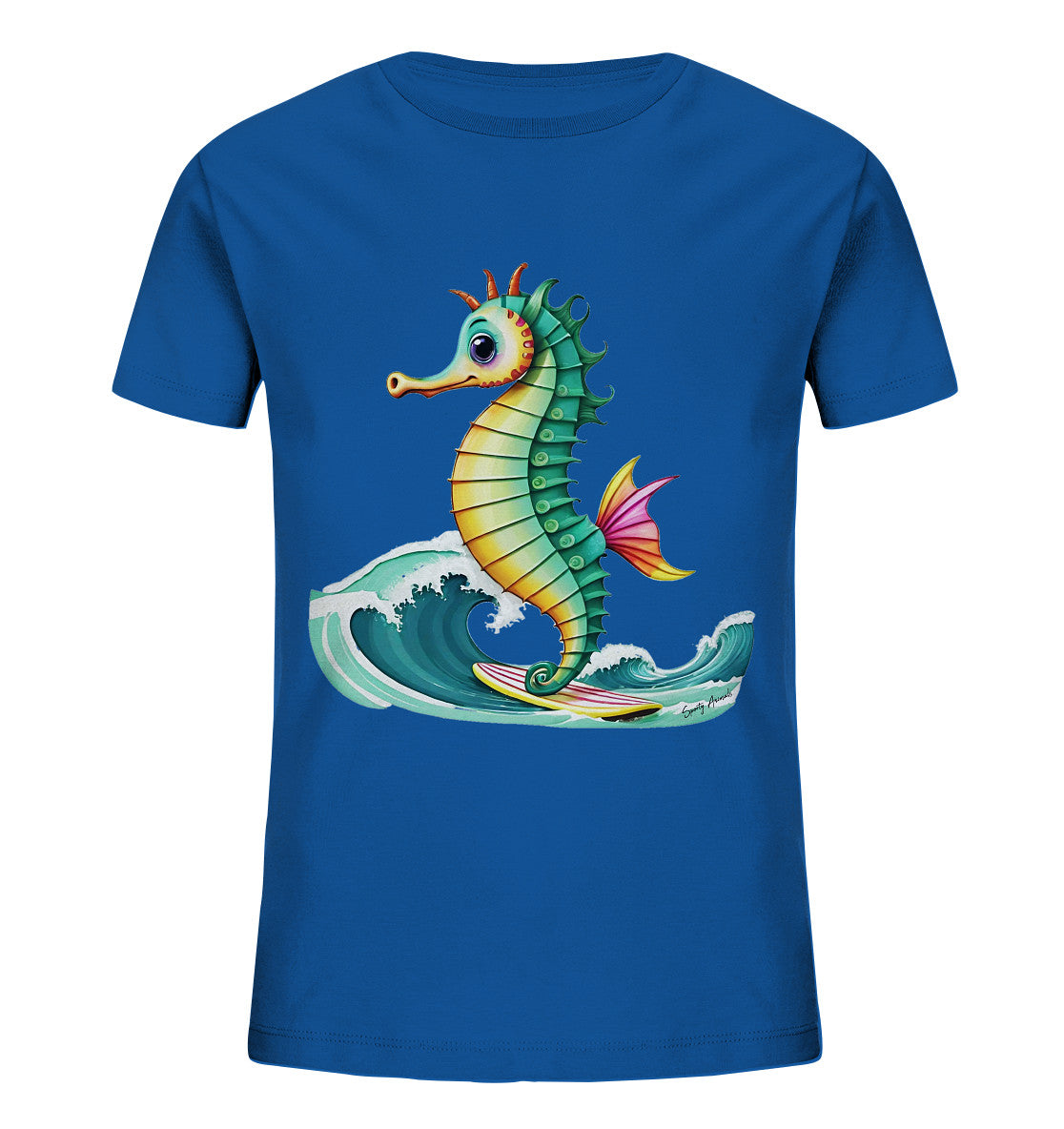 Surfing Seahorse - Kids Organic Shirt