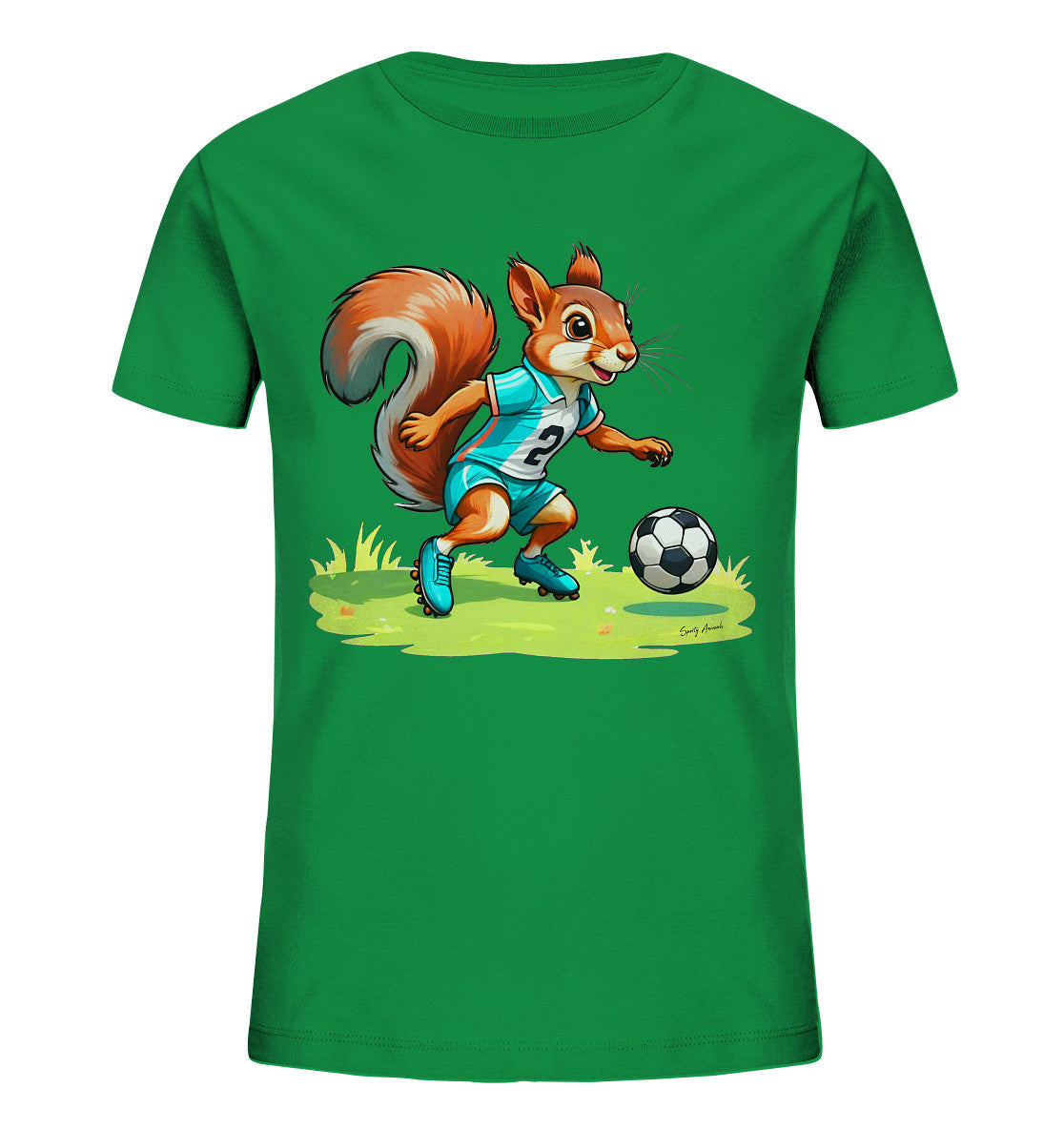 Soccer Squirrel T-Shirt Kids - Kids Organic Shirt