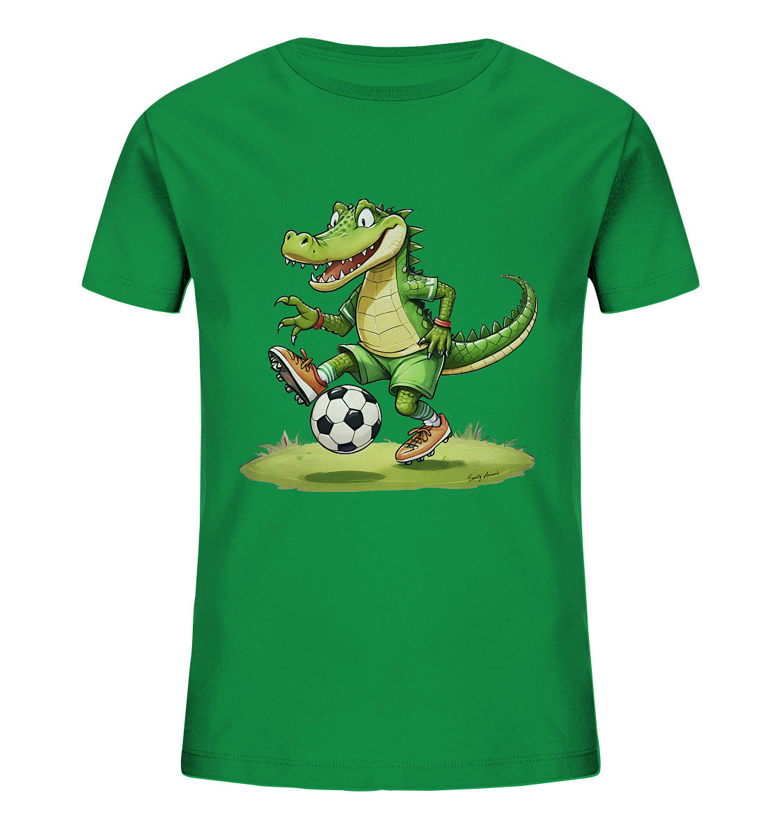 Soccer Crocodile - Kids Organic Shirt