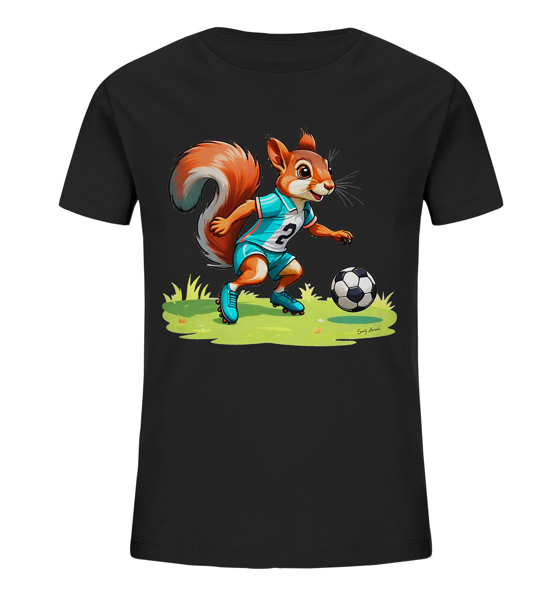 Soccer Squirrel T-Shirt Kids - Kids Organic Shirt