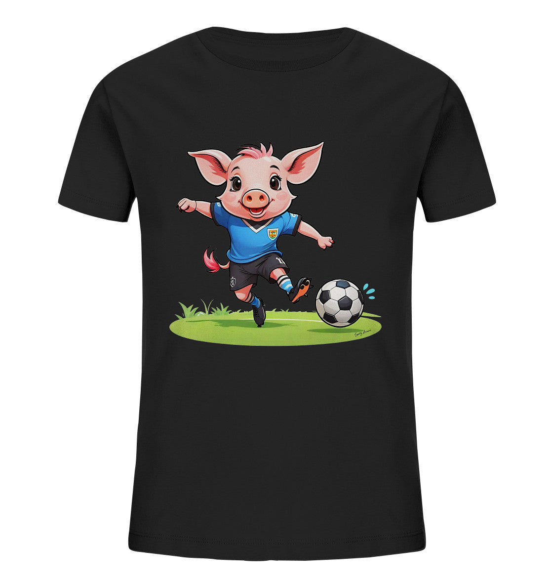 Soccer Pork T-Shirt Kids      - Kids Organic Shirt