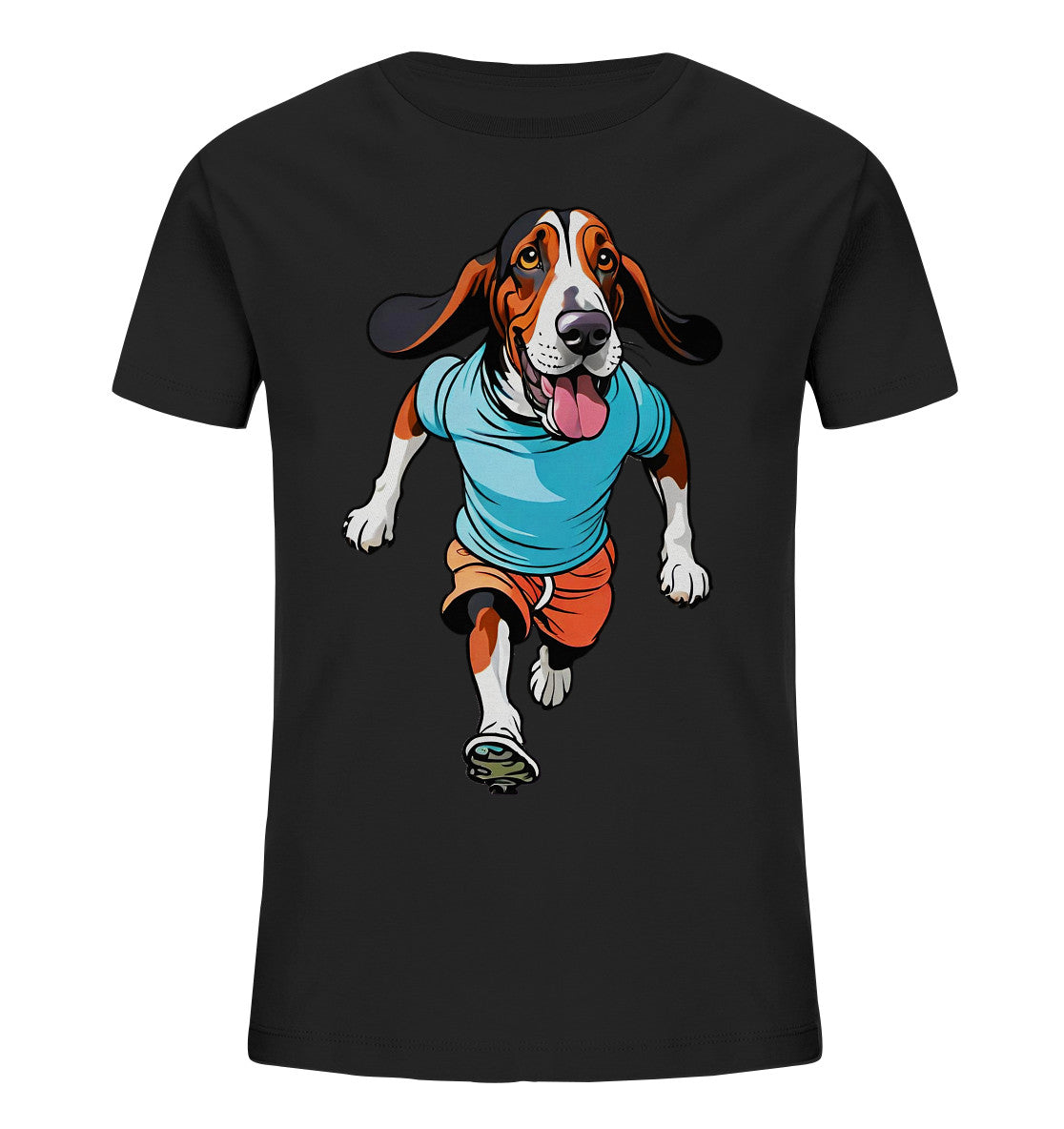 Jogging Dog  - Kids Organic Shirt