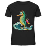 Surfing Seahorse - Kids Organic Shirt