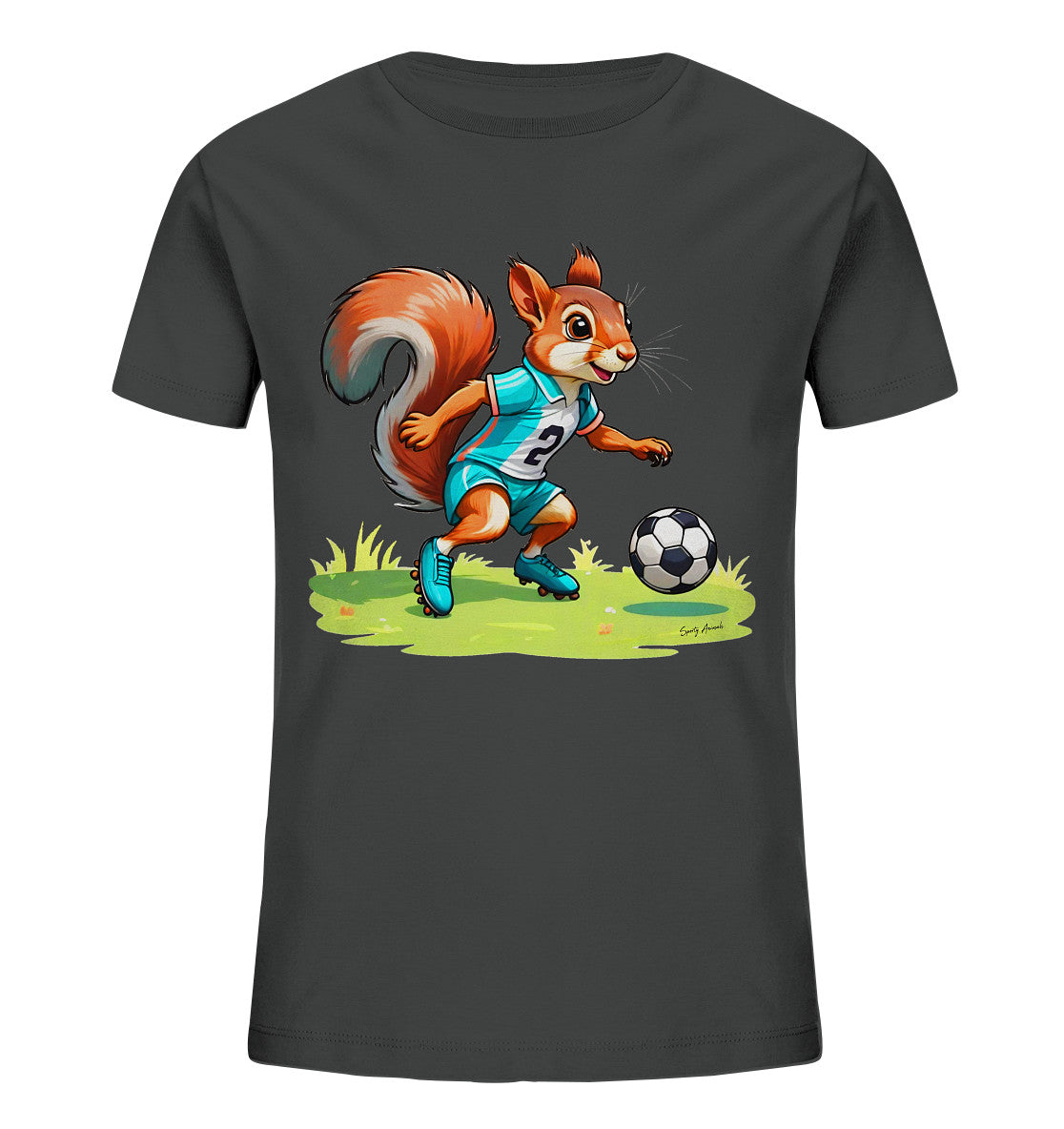 Soccer Squirrel T-Shirt Kids - Kids Organic Shirt