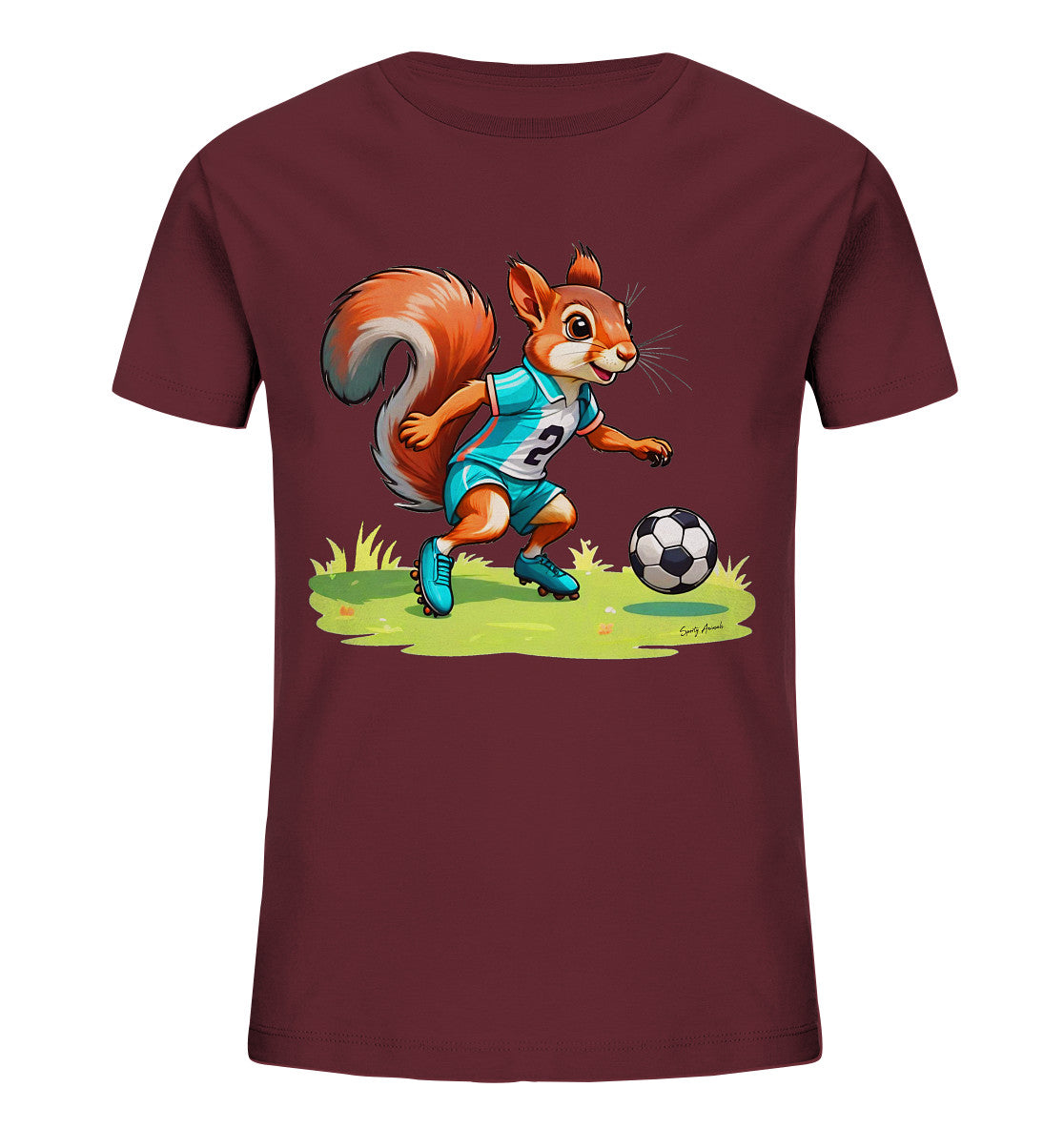 Soccer Squirrel T-Shirt - Kids Organic Shirt