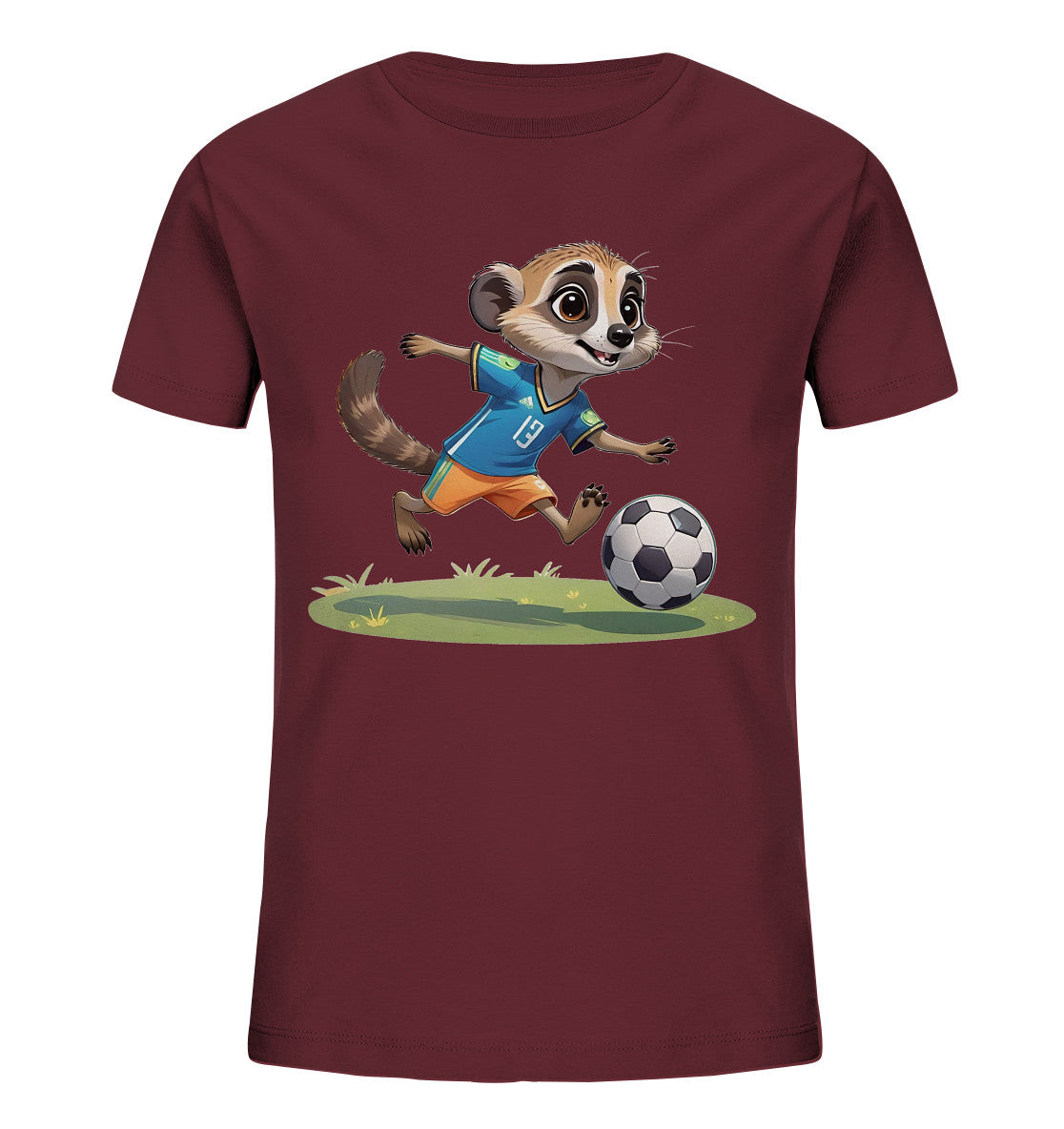 Soccer Meerkat T-Shirt - Kids Organic Shirt