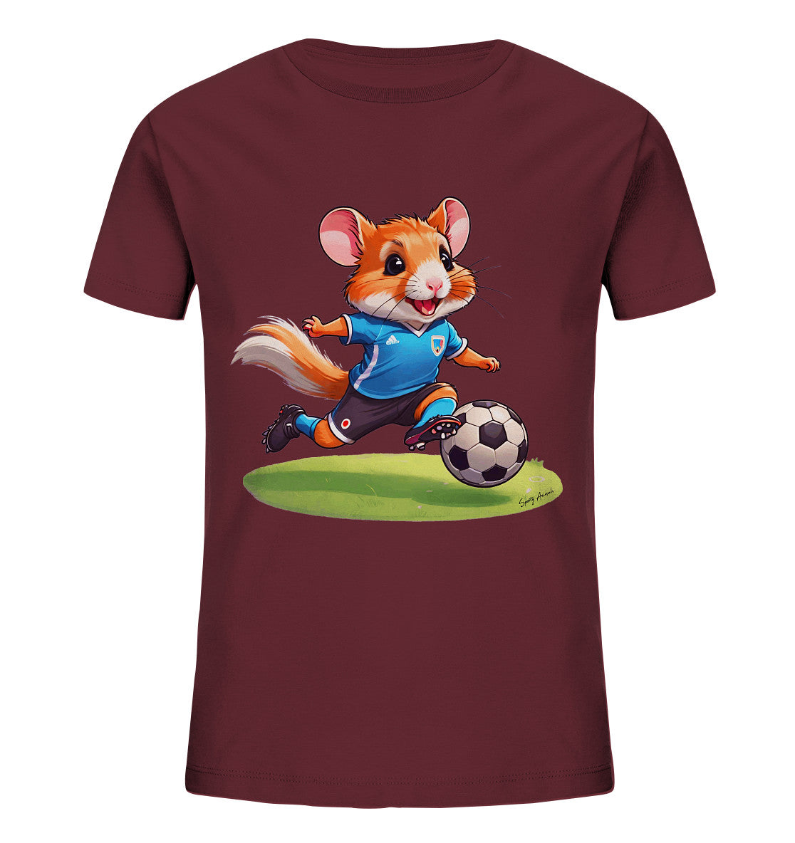 Soccer Hamster T-Shirt Kids   - Kids Organic Shirt