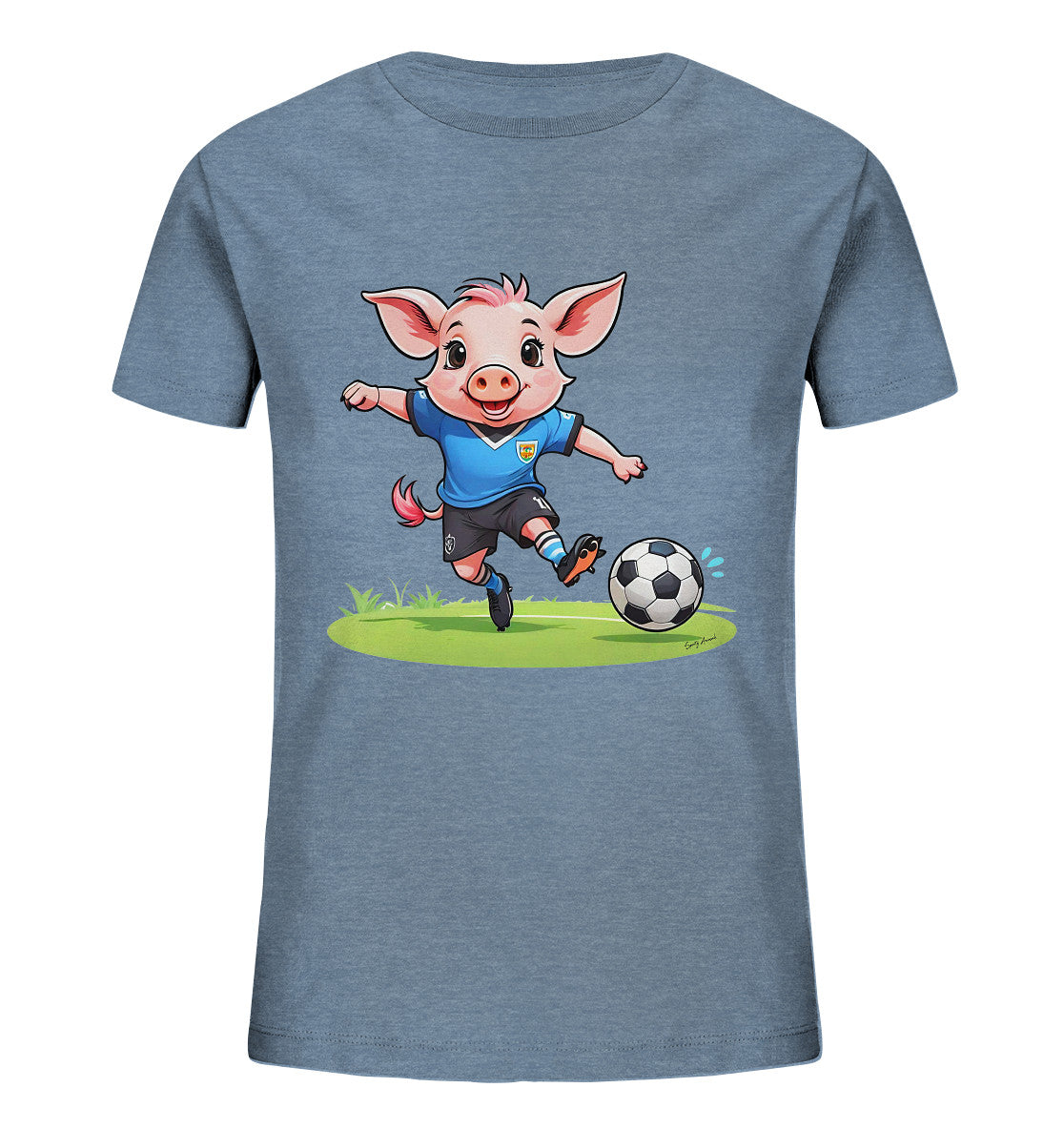 Soccer Pork T-Shirt Kids      - Kids Organic Shirt