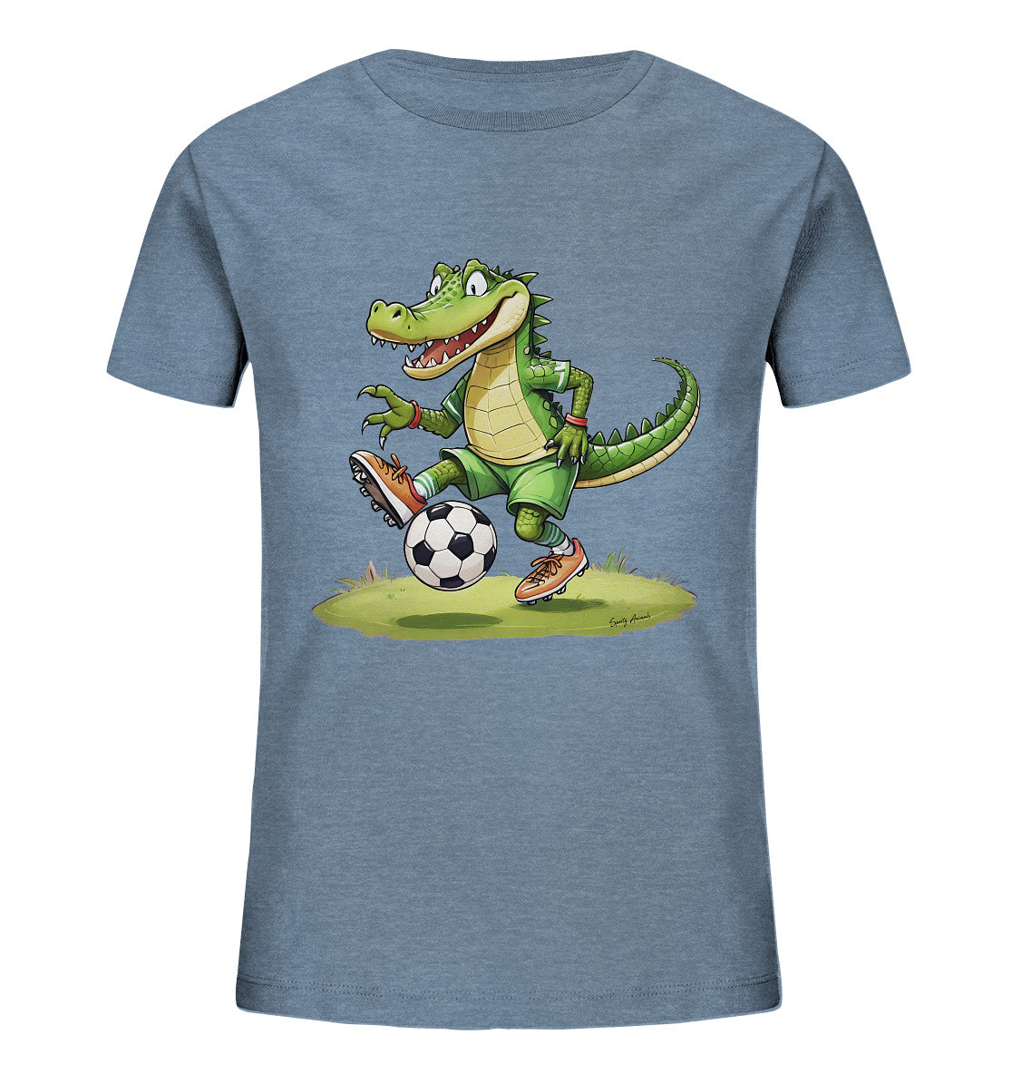 Soccer Crocodile - Kids Organic Shirt