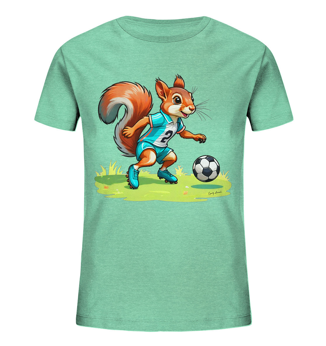 Soccer Squirrel T-Shirt Kids - Kids Organic Shirt