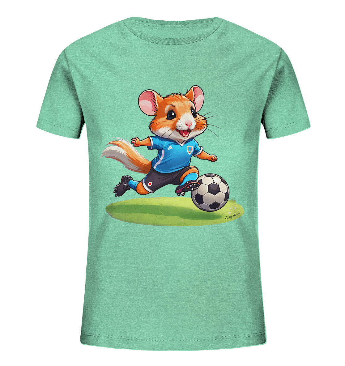 Soccer Hamster T-Shirt Kids   - Kids Organic Shirt