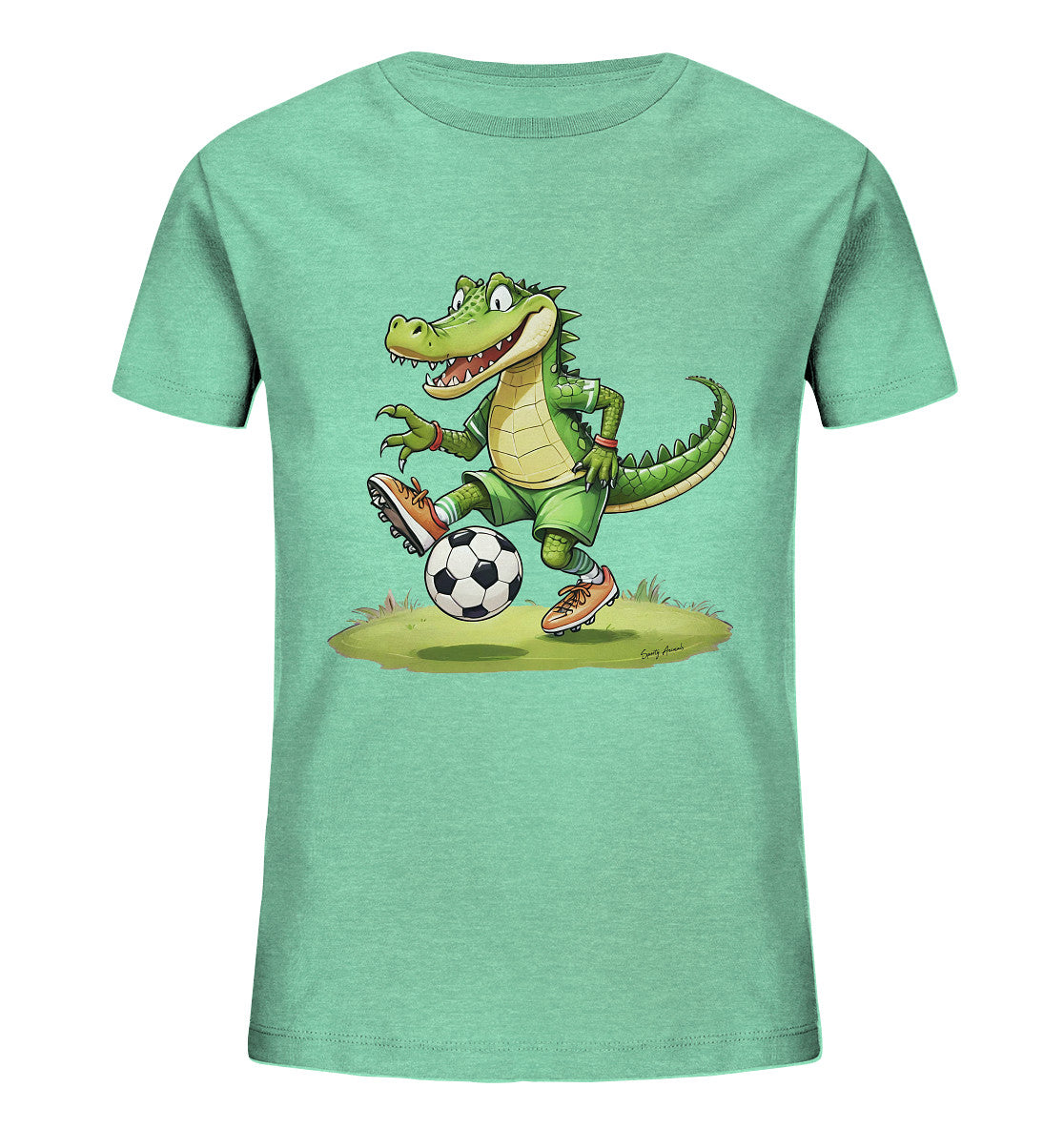 Soccer Crocodile - Kids Organic Shirt