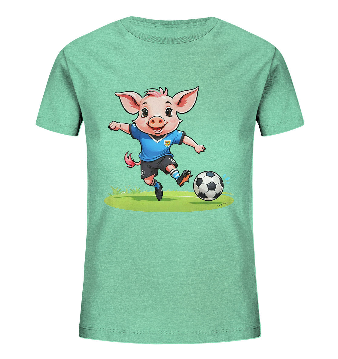 Soccer Pork T-Shirt Kids      - Kids Organic Shirt