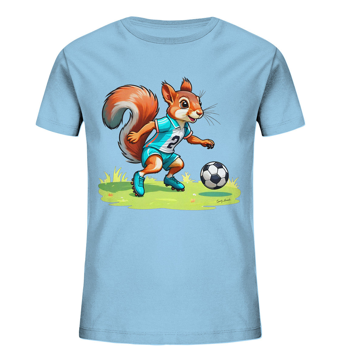 Soccer Squirrel T-Shirt Kids - Kids Organic Shirt